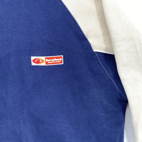 Bear Snow Boards Size Large Sweat Shirt Logo 1990's Blue Graphic Vintage Y2K - Picture 7 of 14